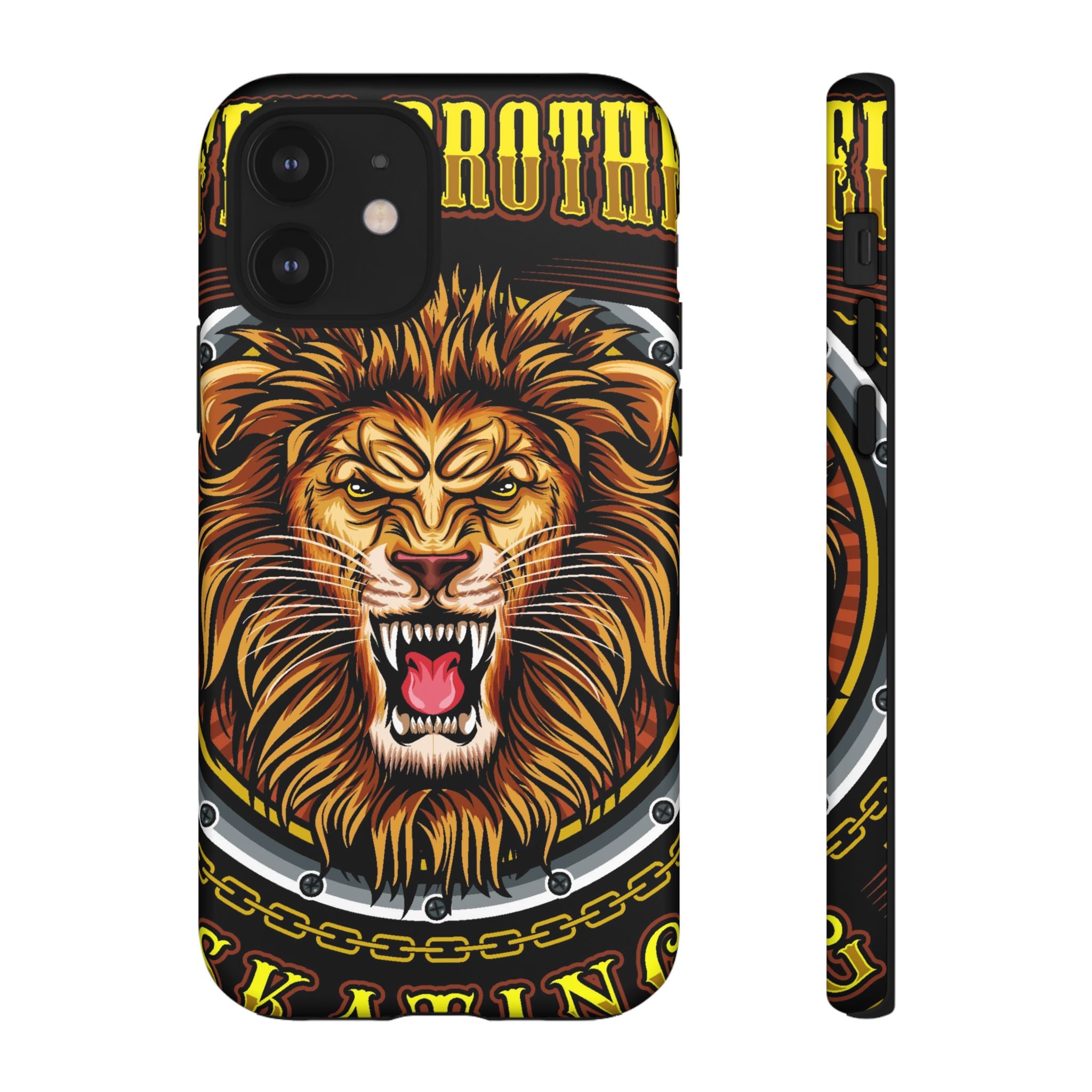 Lion King Tough Cases Phone Case — Fierce Roaring Lion Design, Protective Shockproof Cover