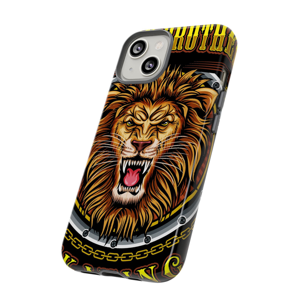 Lion King Tough Cases Phone Case — Fierce Roaring Lion Design, Protective Shockproof Cover