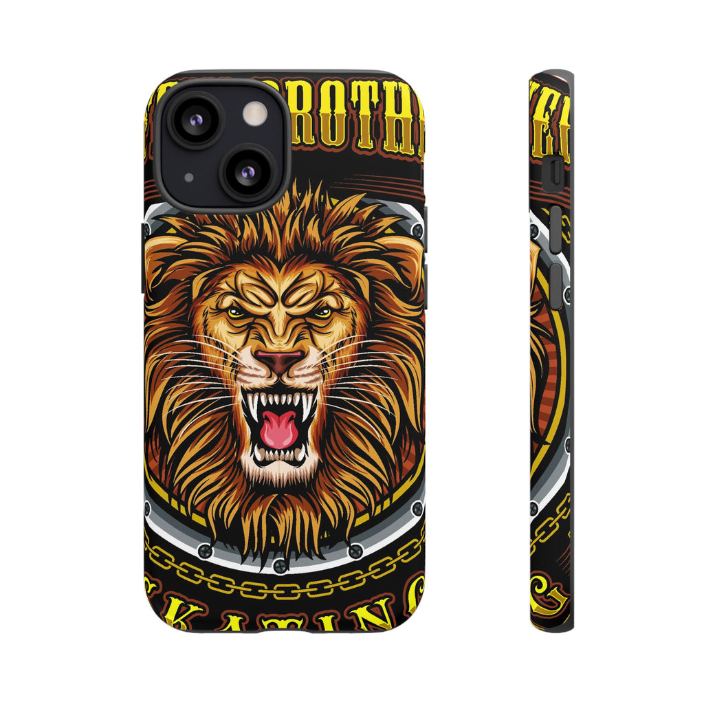 Lion King Tough Cases Phone Case — Fierce Roaring Lion Design, Protective Shockproof Cover