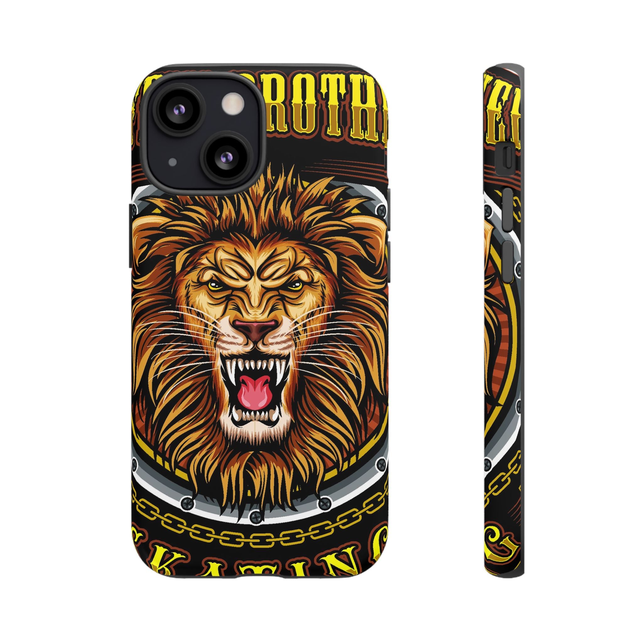 Lion King Tough Cases Phone Case — Fierce Roaring Lion Design, Protective Shockproof Cover