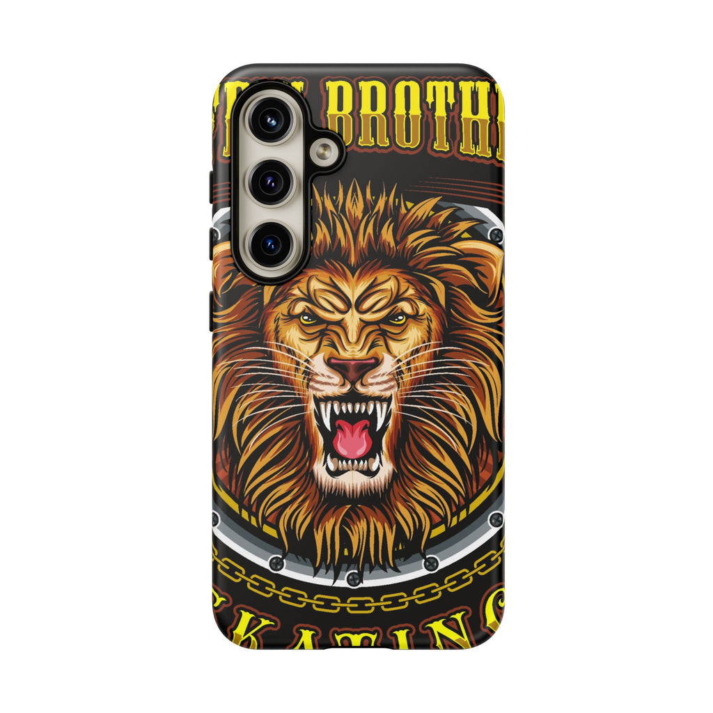 Lion King Tough Cases Phone Case — Fierce Roaring Lion Design, Protective Shockproof Cover