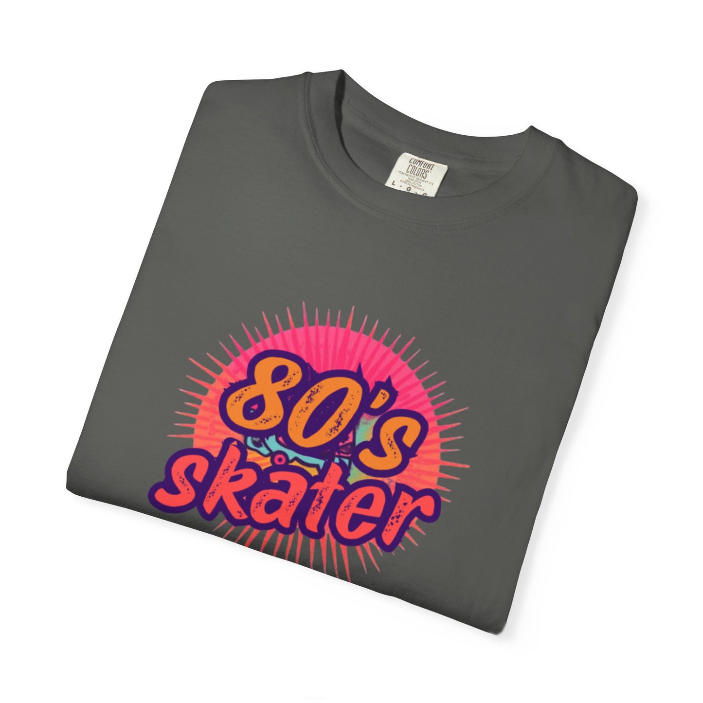 80's Skater T-Shirt — Retro Neon Skateboard Tee