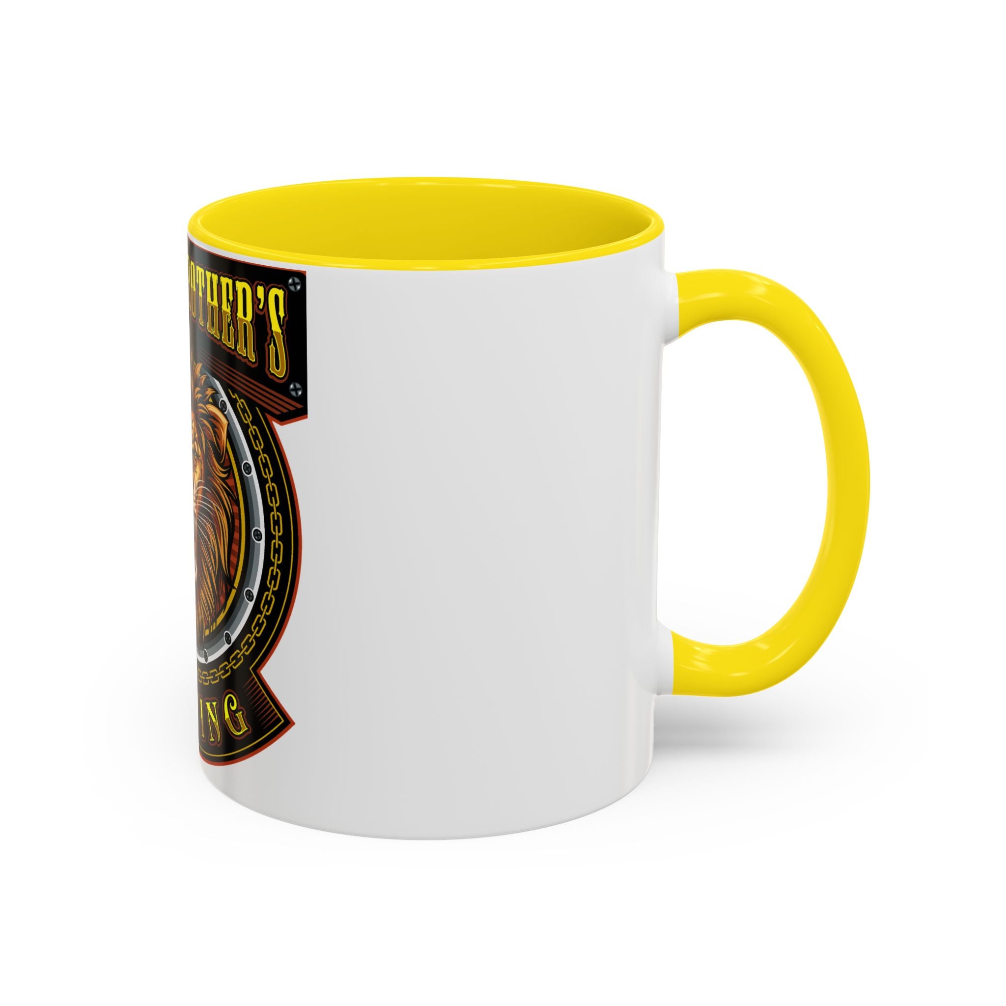 Griffin Brother's Skating Lion Accent Coffee Mug — 11/15oz