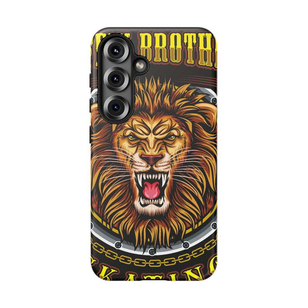 Lion King Tough Cases Phone Case — Fierce Roaring Lion Design, Protective Shockproof Cover