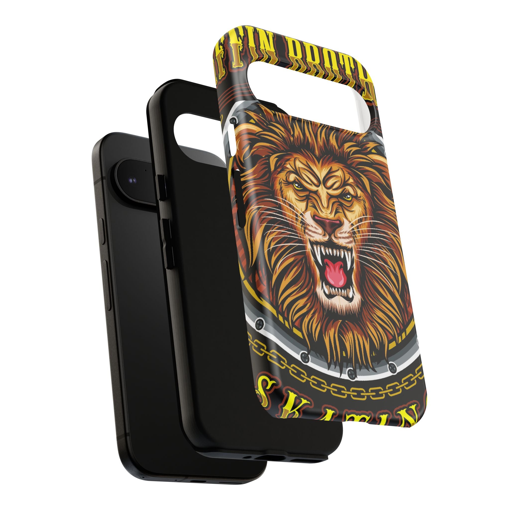 Lion King Tough Cases Phone Case — Fierce Roaring Lion Design, Protective Shockproof Cover