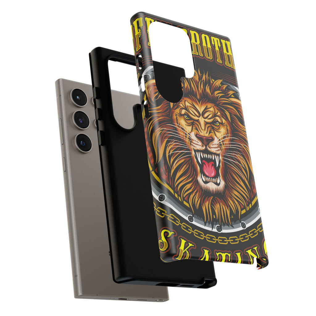 Lion King Tough Cases Phone Case — Fierce Roaring Lion Design, Protective Shockproof Cover