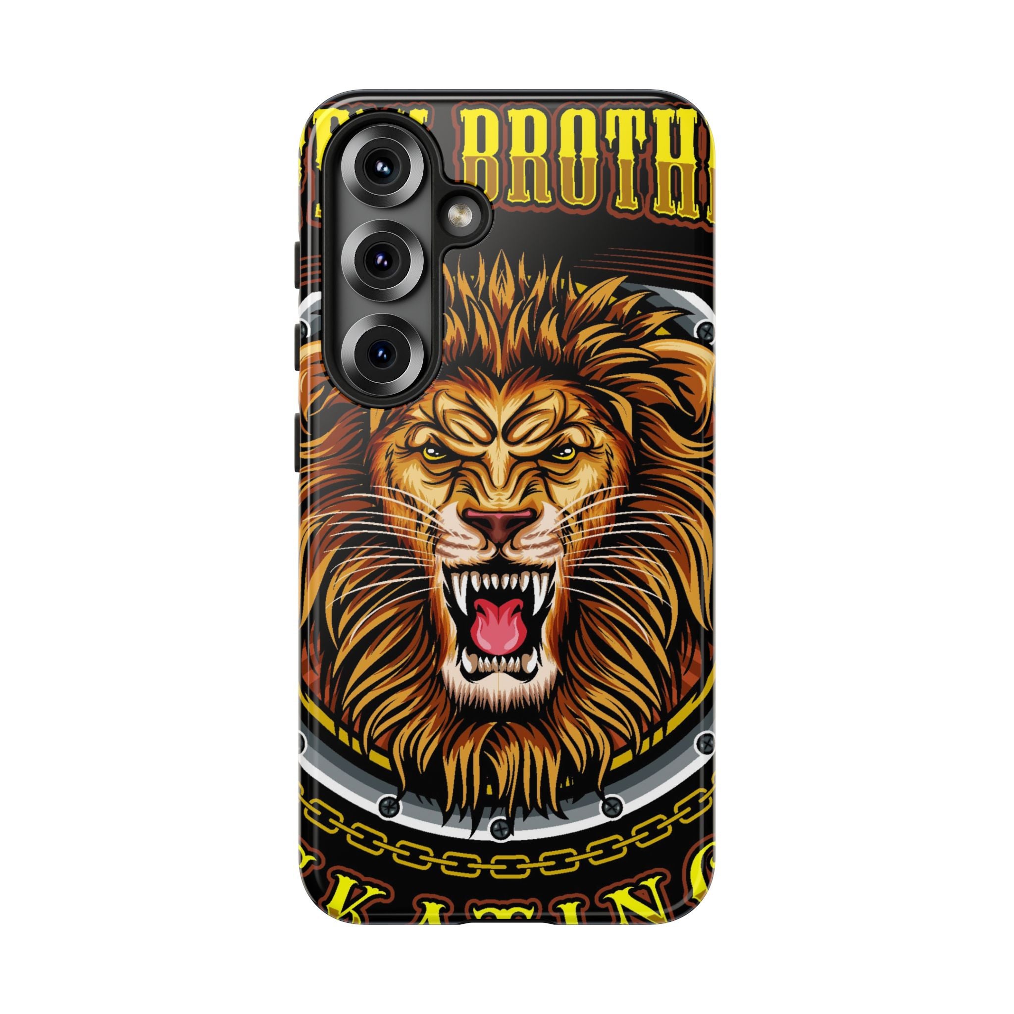 Lion King Tough Cases Phone Case — Fierce Roaring Lion Design, Protective Shockproof Cover