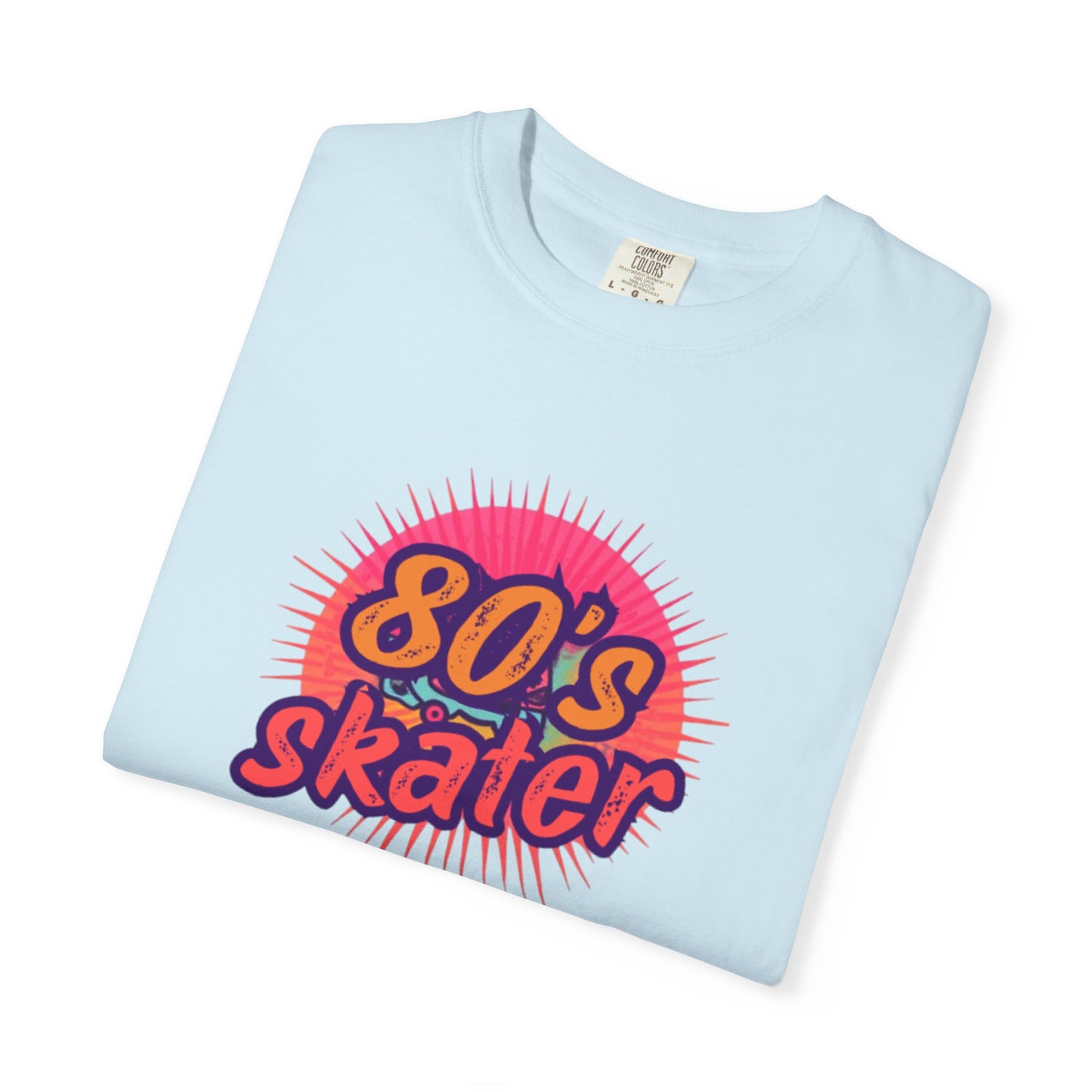 80's Skater T-Shirt — Retro Neon Skateboard Tee
