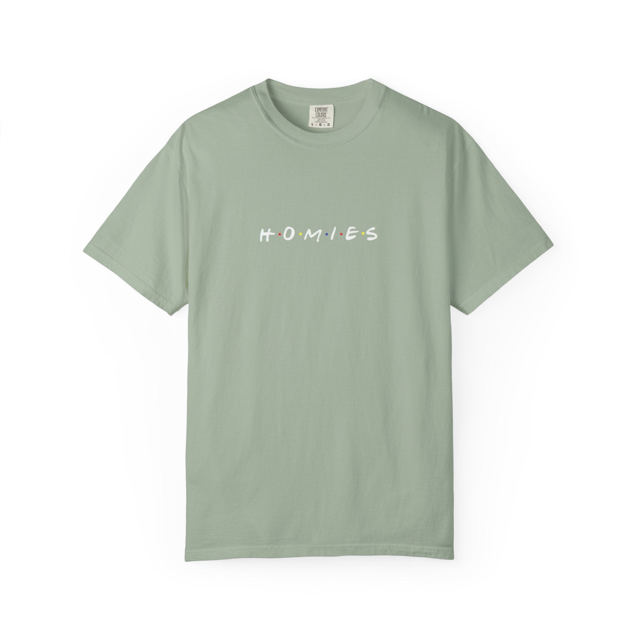 Homies Graphic T-Shirt — Casual Vintage-Inspired Tee for Friends & Streetwear