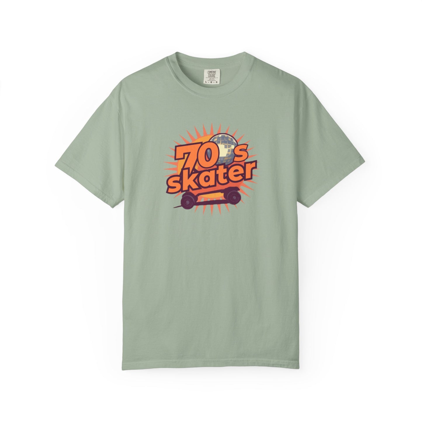 70s Skater T-Shirt — Retro Roller Skate Graphic Tee