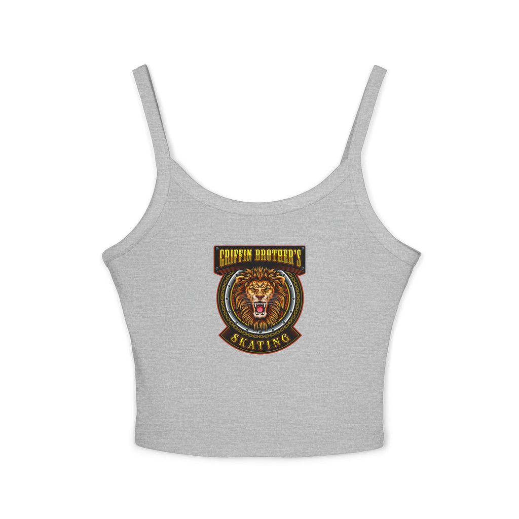 Lion Crest Skating Tank Top — Griffith Brothers Vintage Athletic Crop