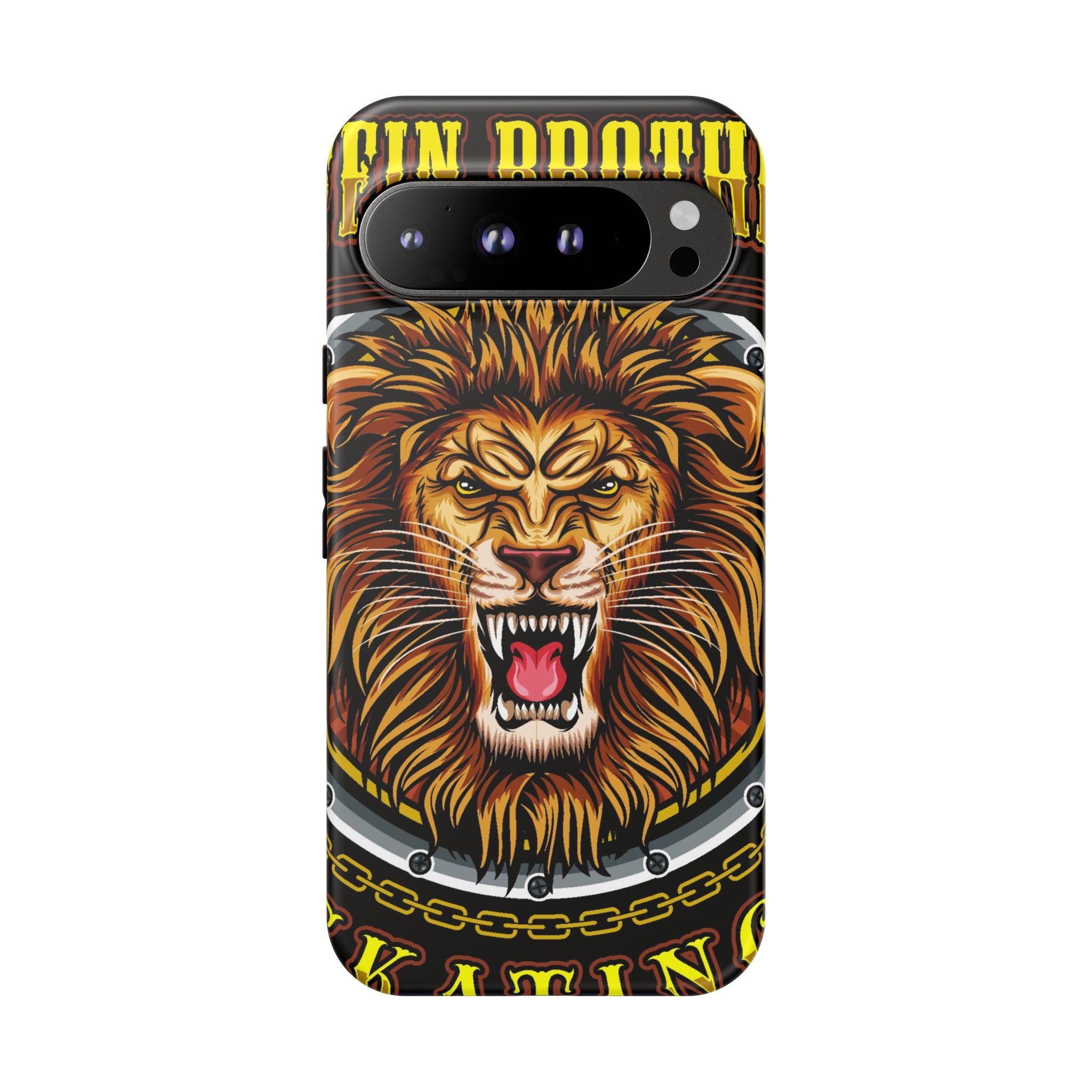 Lion King Tough Cases Phone Case — Fierce Roaring Lion Design, Protective Shockproof Cover
