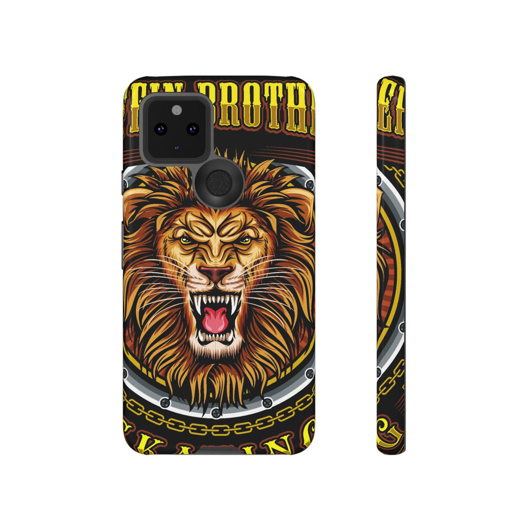 Lion King Tough Cases Phone Case — Fierce Roaring Lion Design, Protective Shockproof Cover