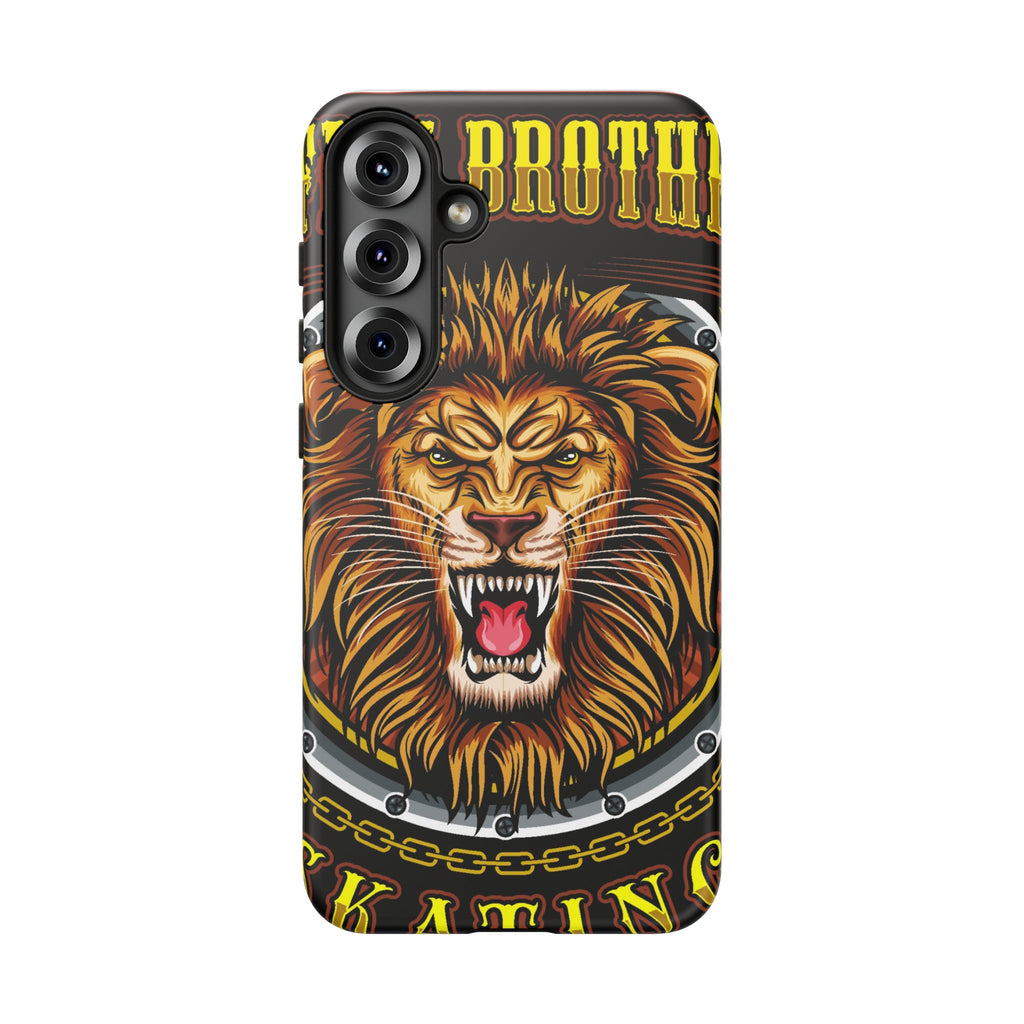 Lion King Tough Cases Phone Case — Fierce Roaring Lion Design, Protective Shockproof Cover