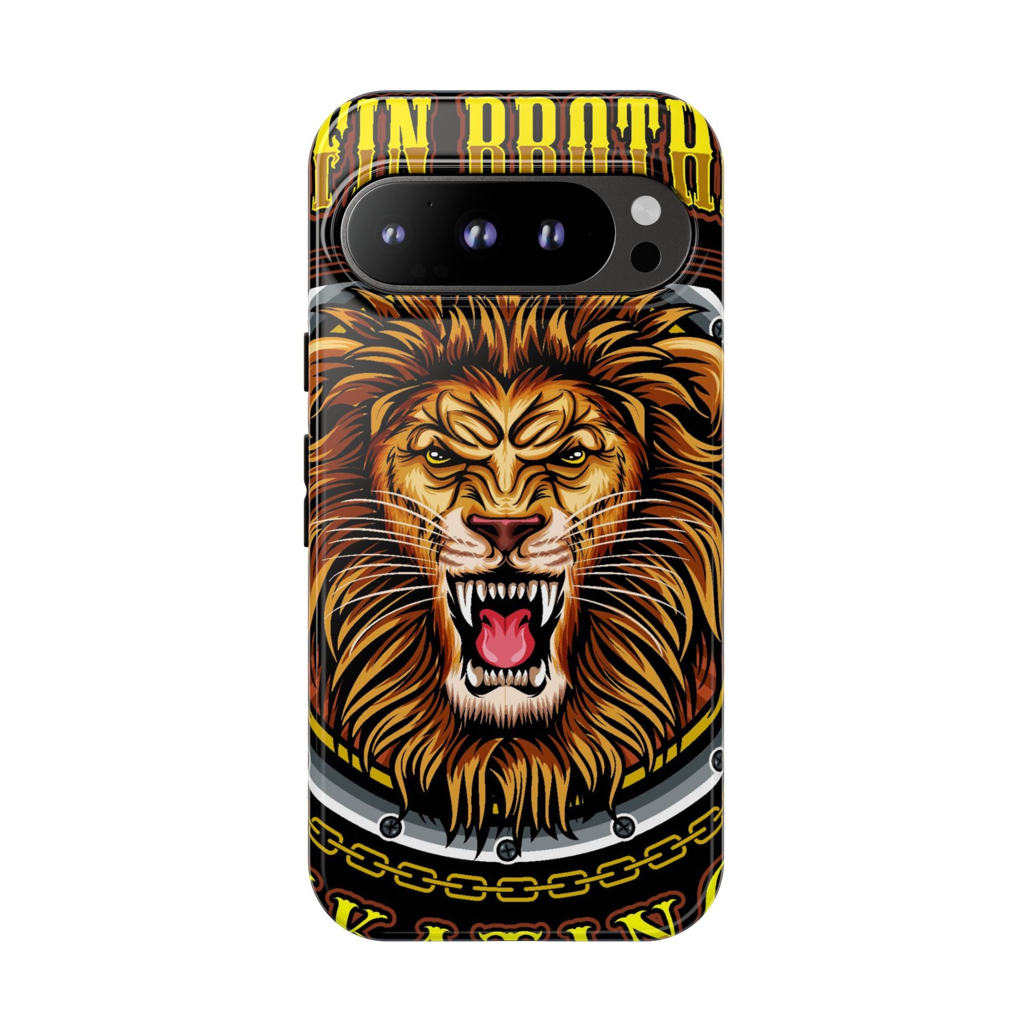 Lion King Tough Cases Phone Case — Fierce Roaring Lion Design, Protective Shockproof Cover