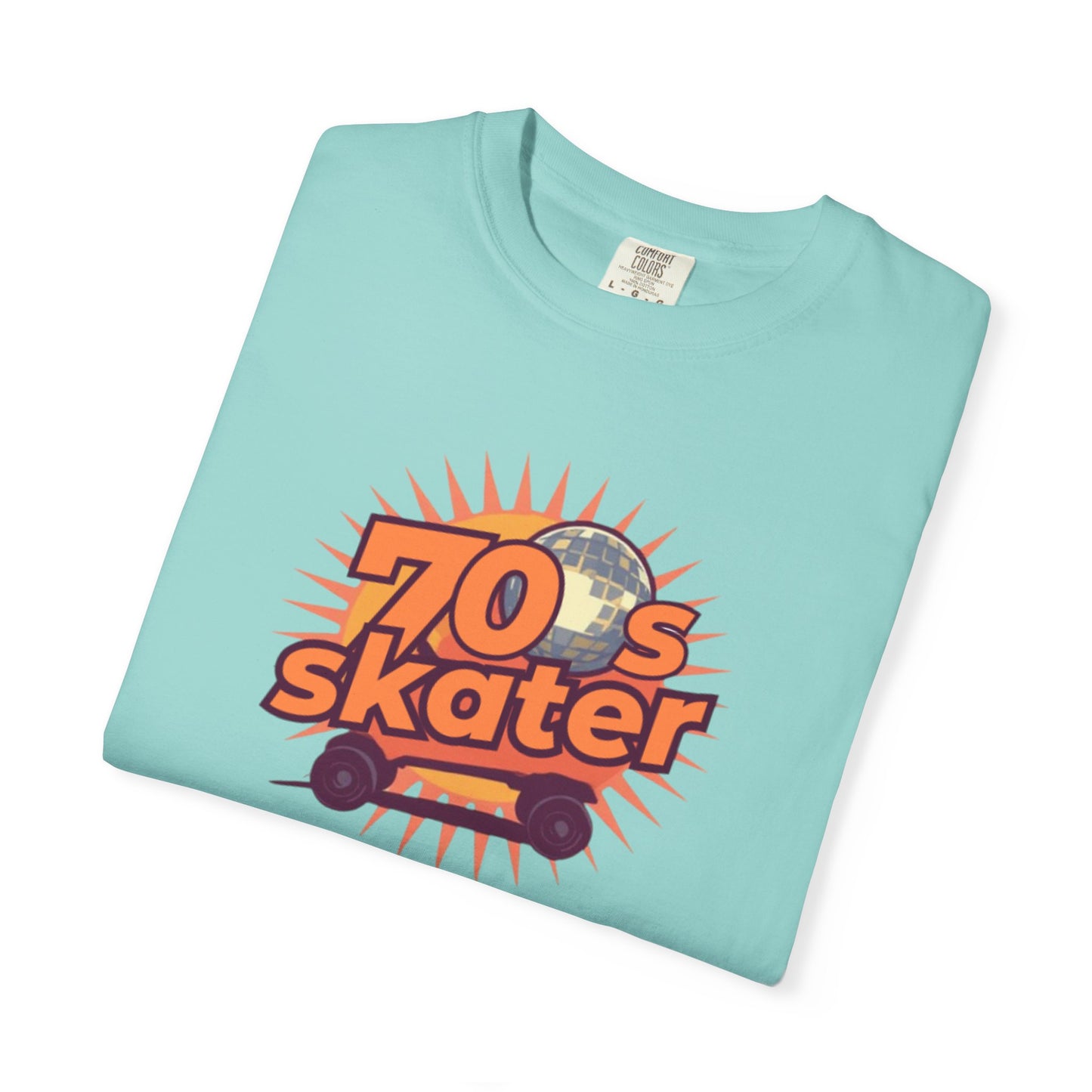 70s Skater T-Shirt — Retro Roller Skate Graphic Tee