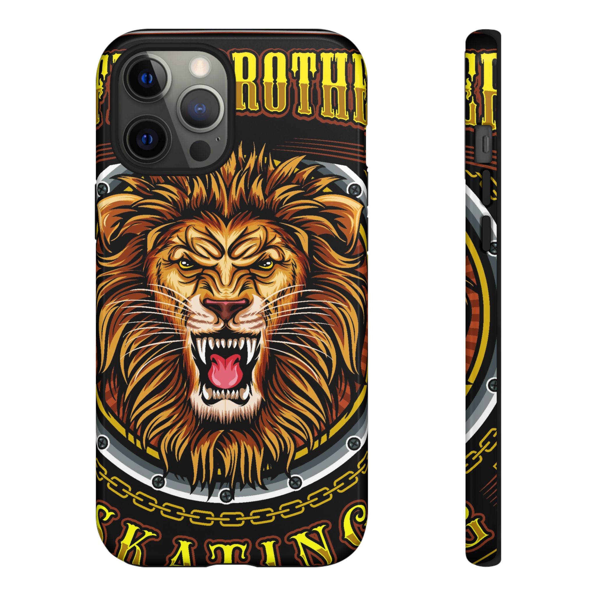 Lion King Tough Cases Phone Case — Fierce Roaring Lion Design, Protective Shockproof Cover