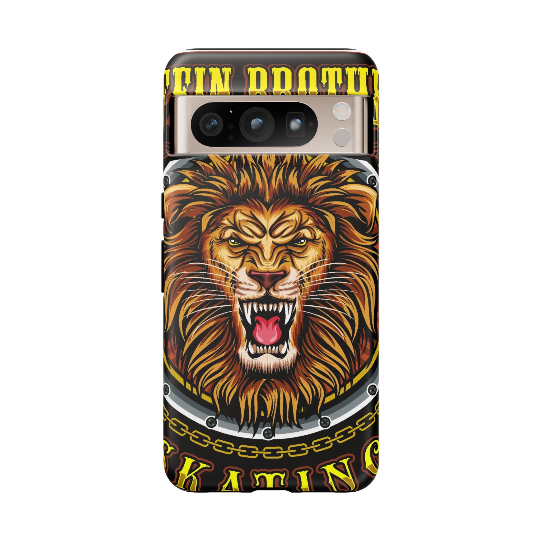 Lion King Tough Cases Phone Case — Fierce Roaring Lion Design, Protective Shockproof Cover
