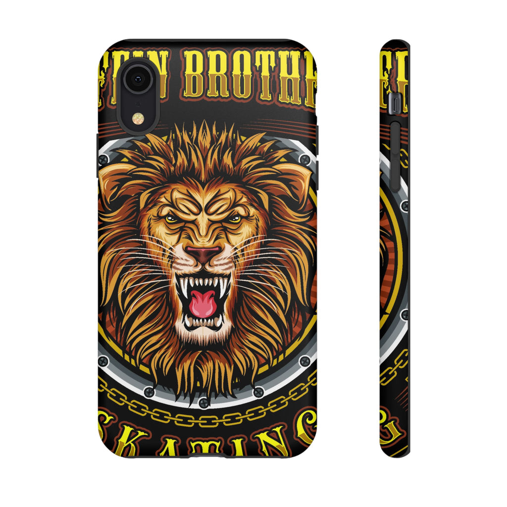 Lion King Tough Cases Phone Case — Fierce Roaring Lion Design, Protective Shockproof Cover