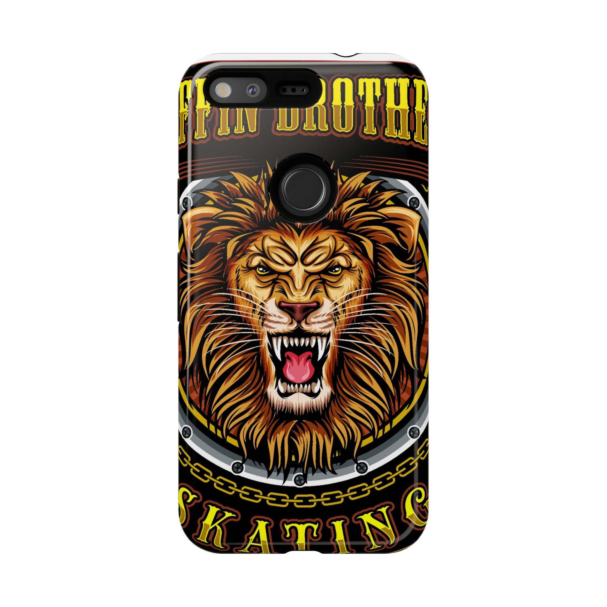 Lion King Tough Cases Phone Case — Fierce Roaring Lion Design, Protective Shockproof Cover