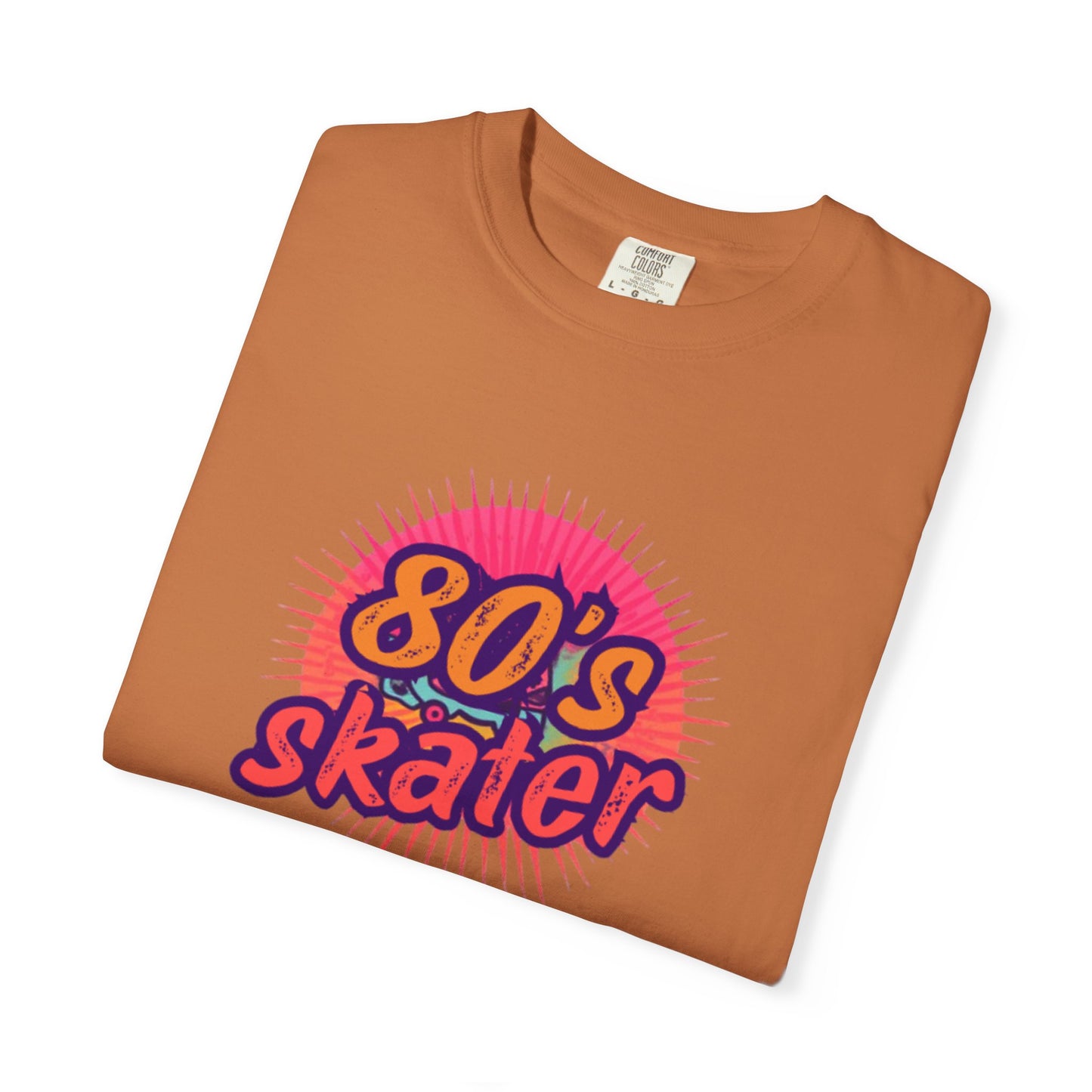 80's Skater T-Shirt — Retro Neon Skateboard Tee