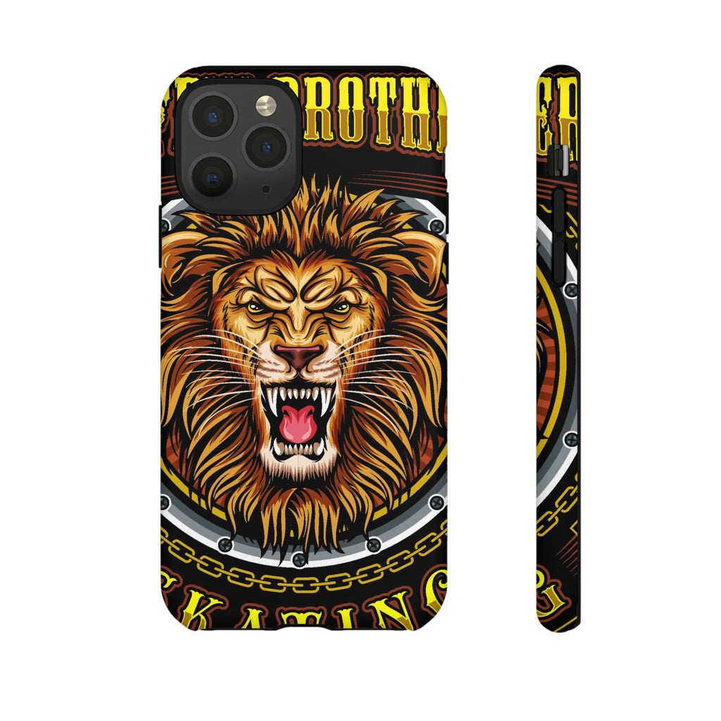 Lion King Tough Cases Phone Case — Fierce Roaring Lion Design, Protective Shockproof Cover