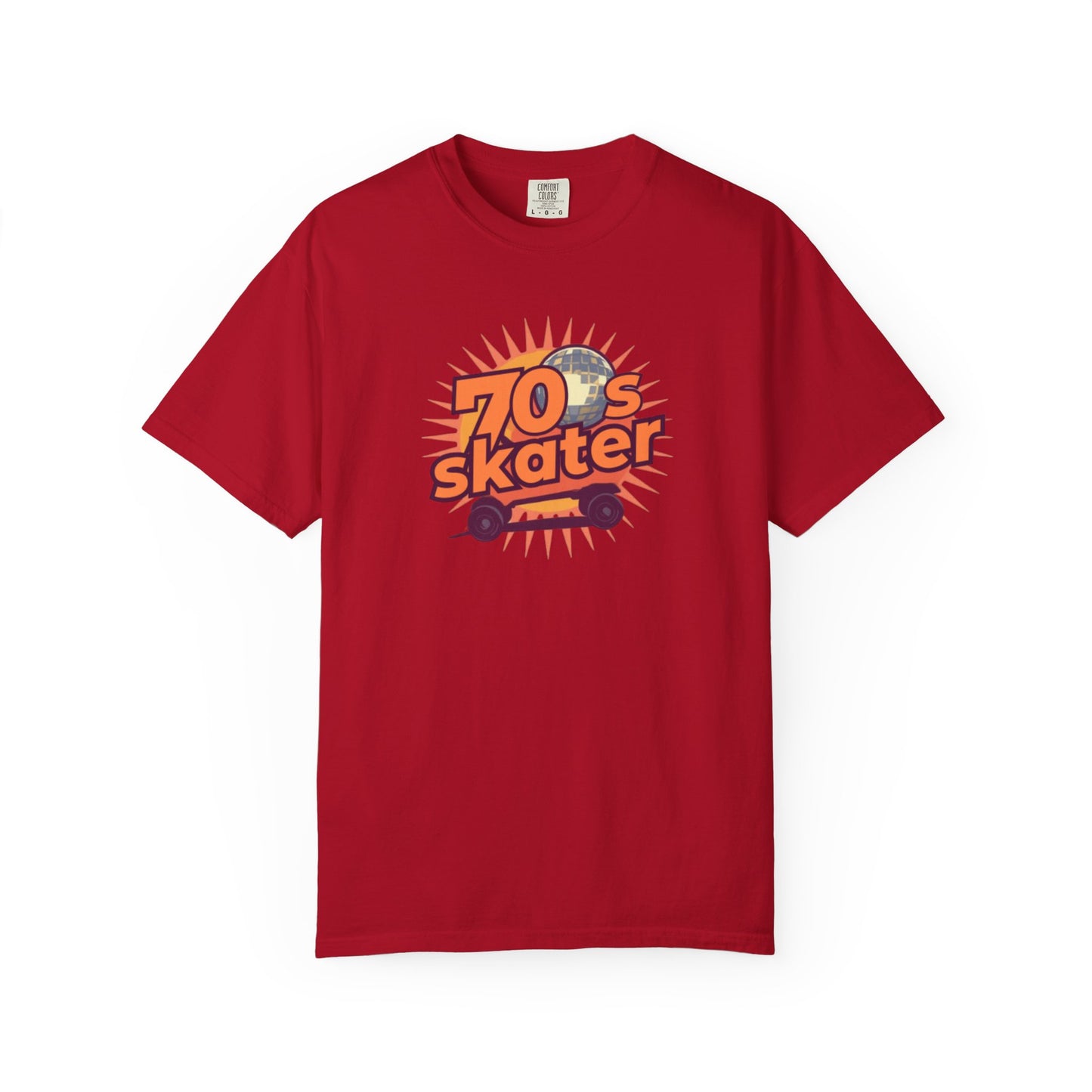 70s Skater T-Shirt — Retro Roller Skate Graphic Tee