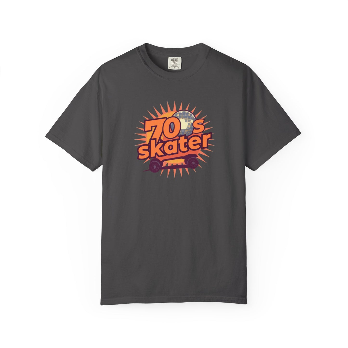 70s Skater T-Shirt — Retro Roller Skate Graphic Tee