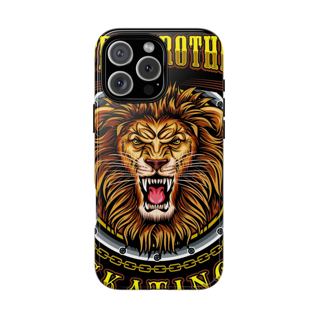 Lion King Tough Cases Phone Case — Fierce Roaring Lion Design, Protective Shockproof Cover