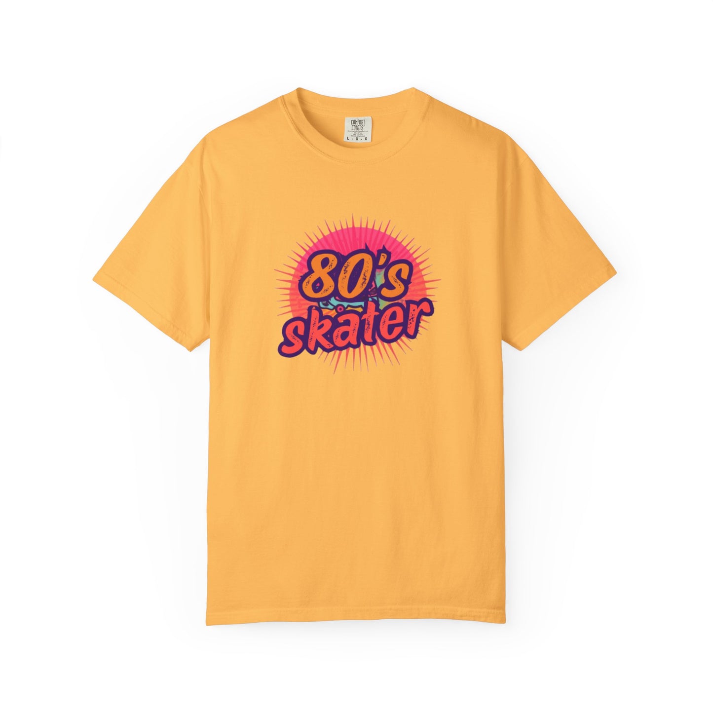 80's Skater T-Shirt — Retro Neon Skateboard Tee