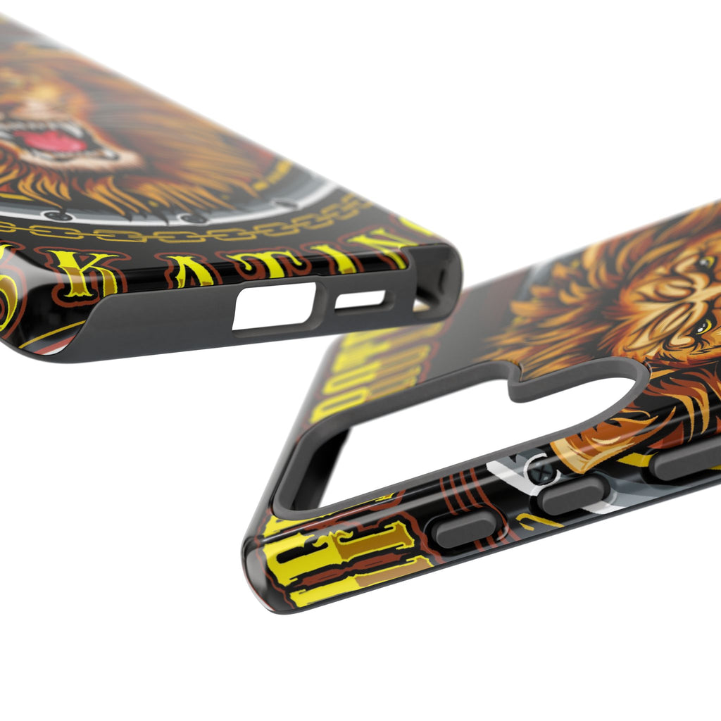 Lion King Tough Cases Phone Case — Fierce Roaring Lion Design, Protective Shockproof Cover
