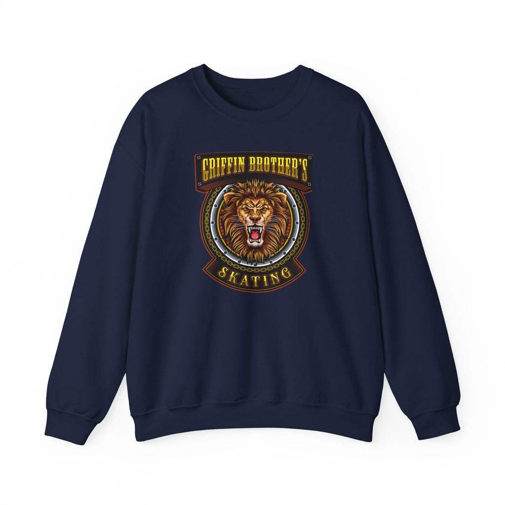 Griffin Brothers Skating Lion Crewneck Sweatshirt