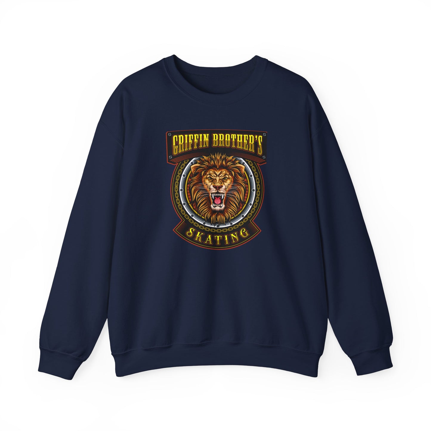 Griffin Brothers Skating Lion Crewneck Sweatshirt