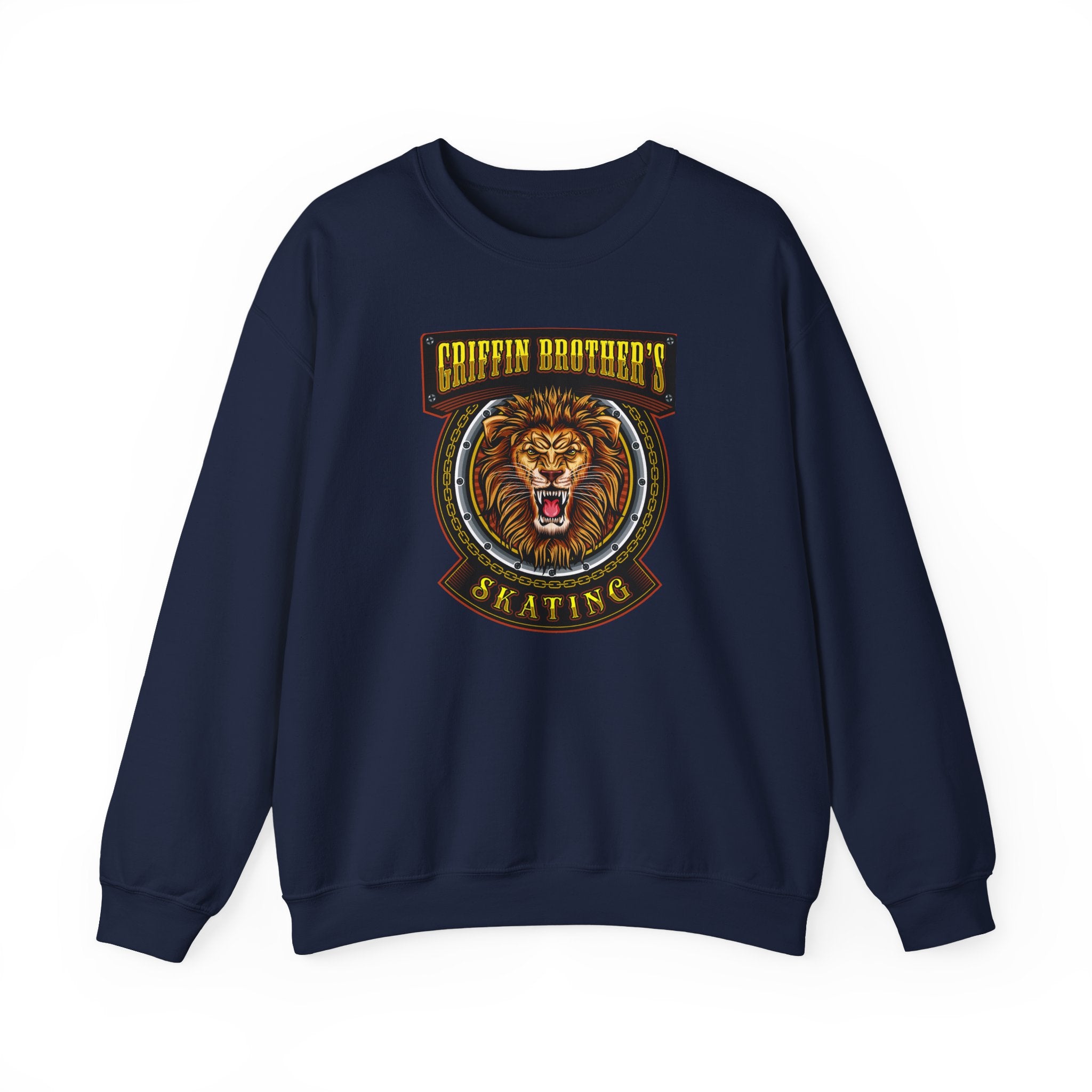 Griffin Brothers Skating Lion Crewneck Sweatshirt