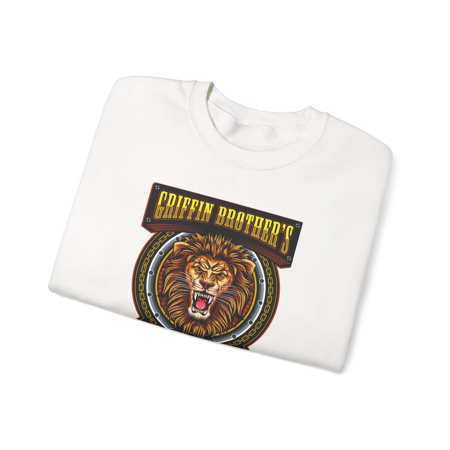 Griffin Brothers Skating Lion Crewneck Sweatshirt