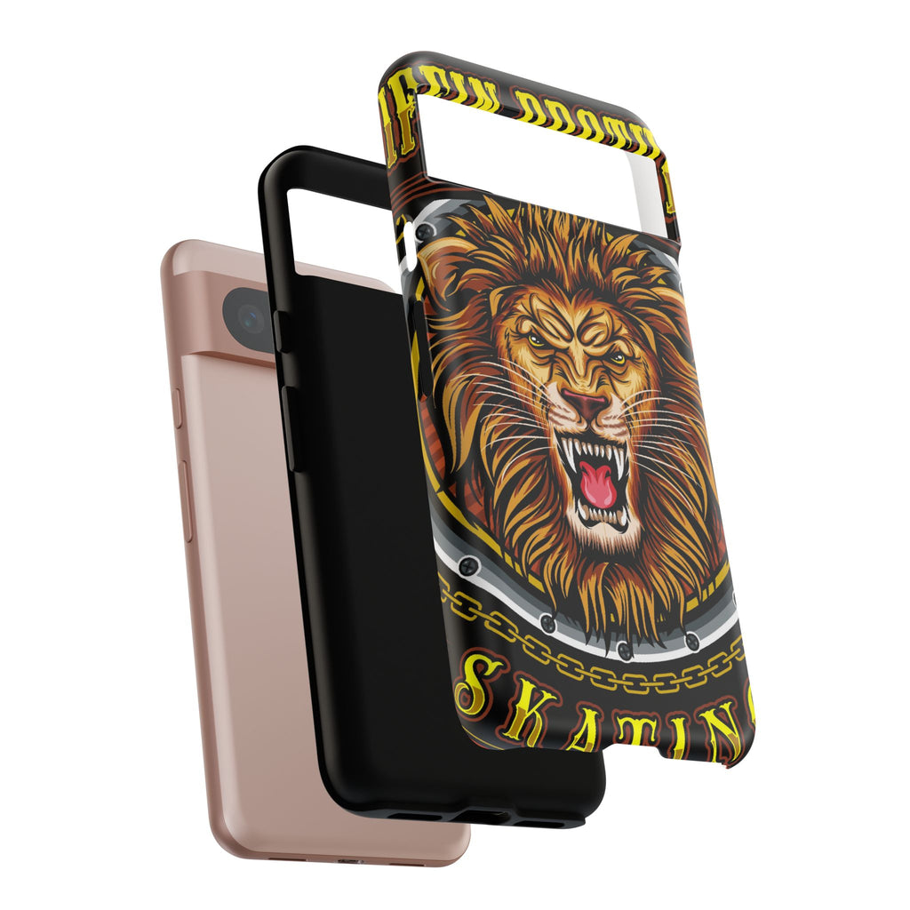 Lion King Tough Cases Phone Case — Fierce Roaring Lion Design, Protective Shockproof Cover