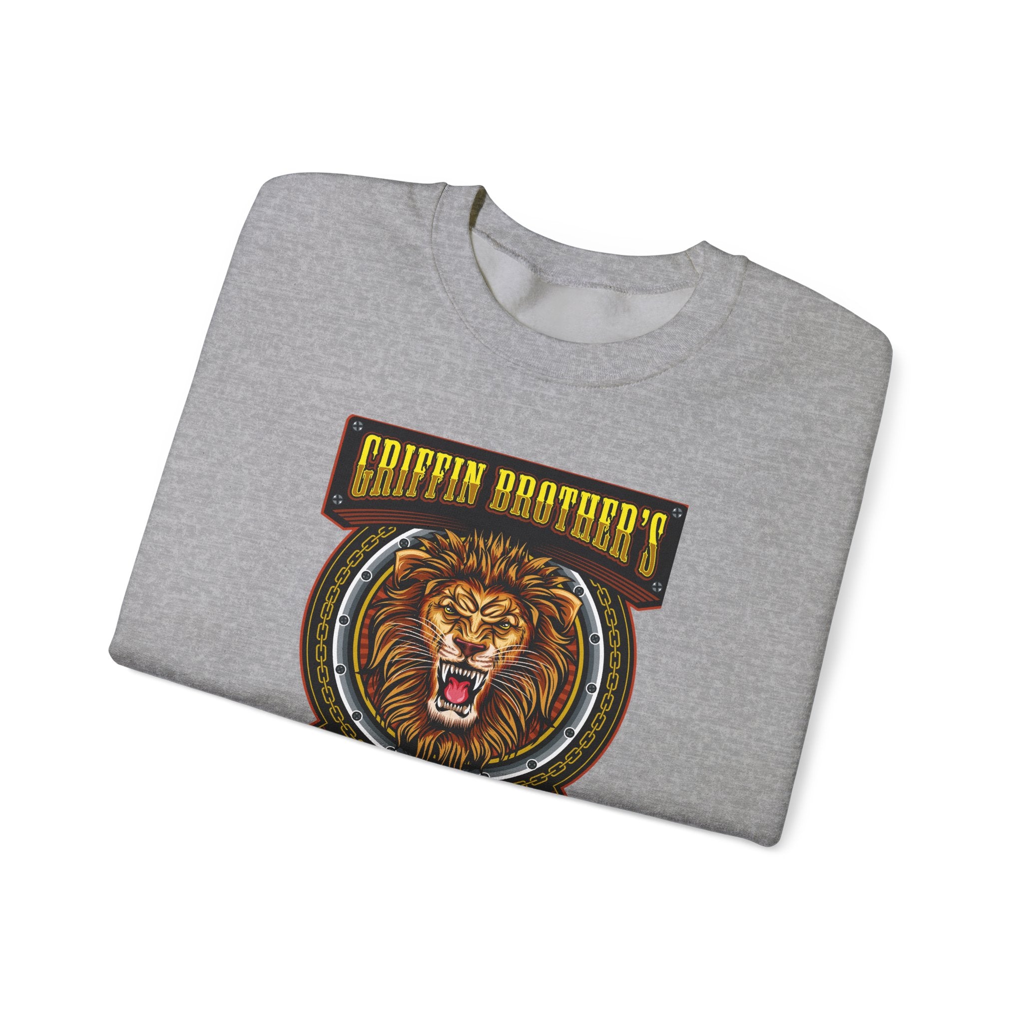Griffin Brothers Skating Lion Crewneck Sweatshirt