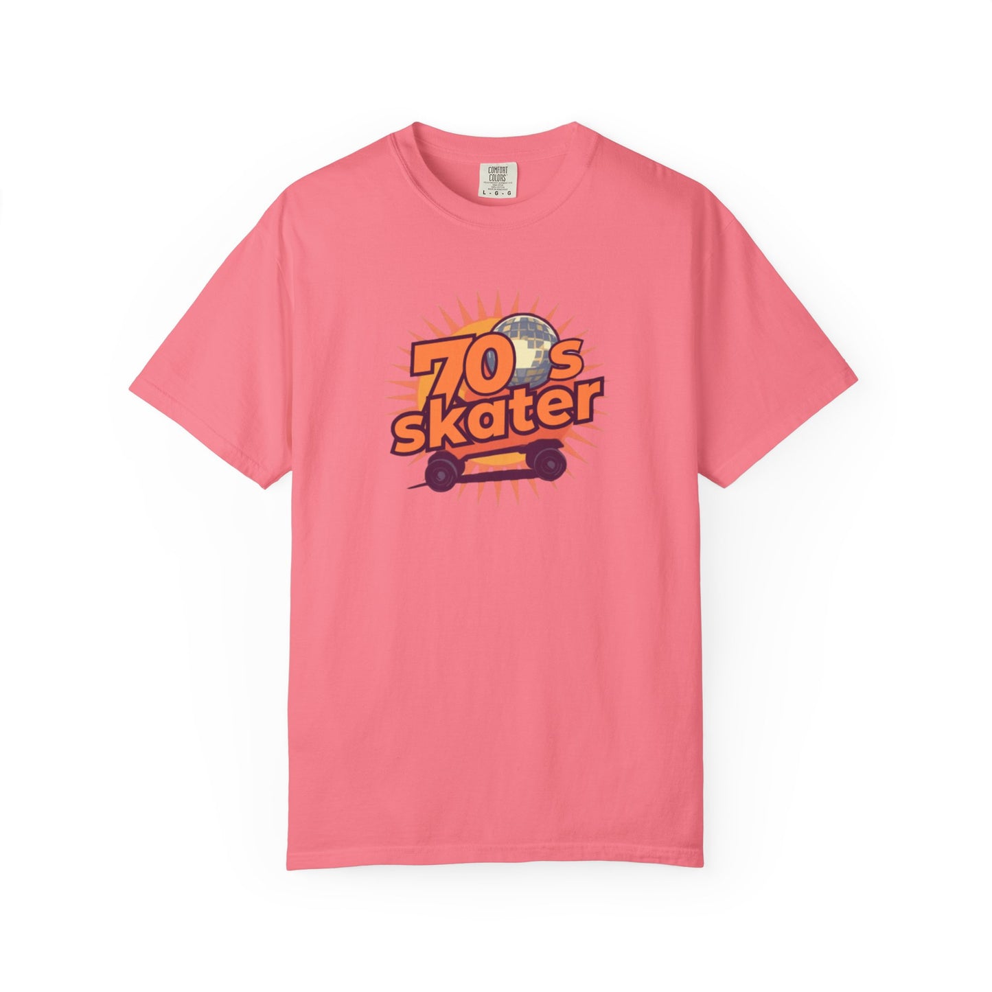 70s Skater T-Shirt — Retro Roller Skate Graphic Tee