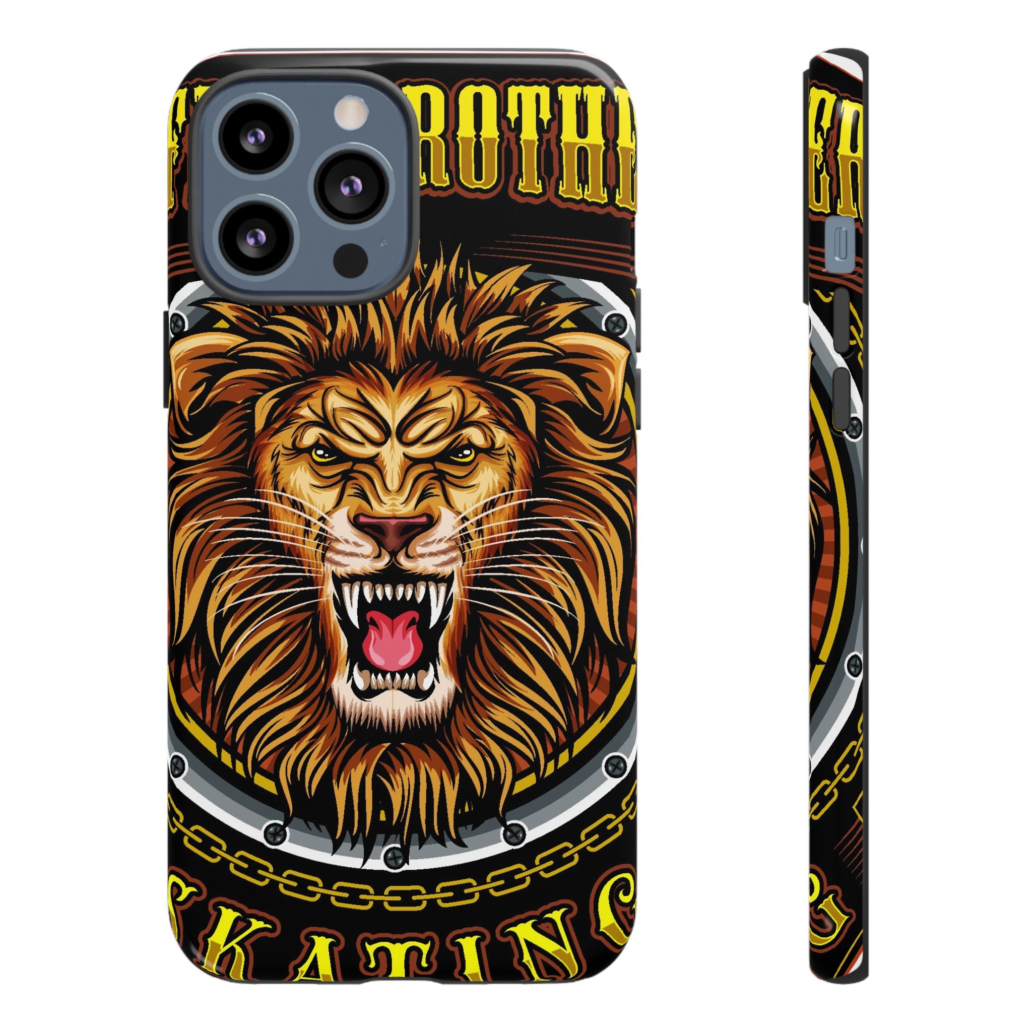 Lion King Tough Cases Phone Case — Fierce Roaring Lion Design, Protective Shockproof Cover