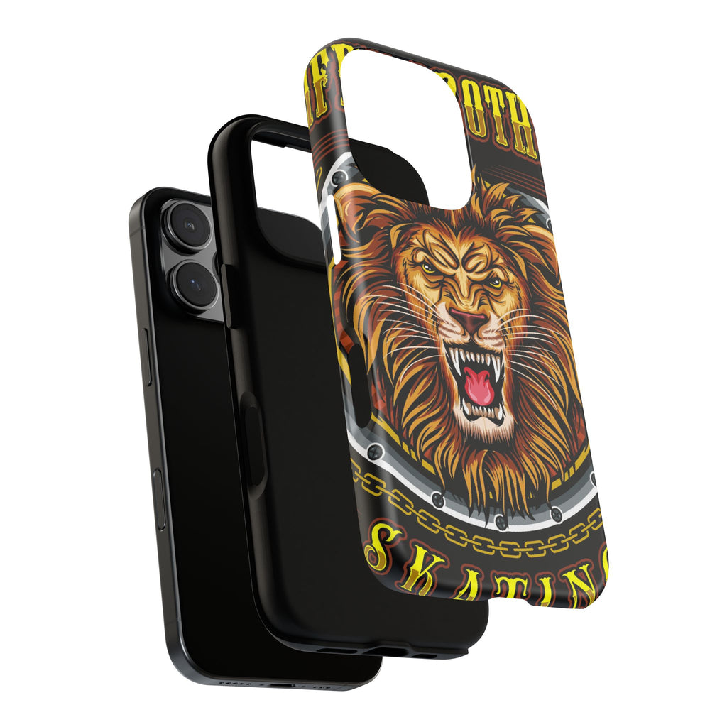 Lion King Tough Cases Phone Case — Fierce Roaring Lion Design, Protective Shockproof Cover