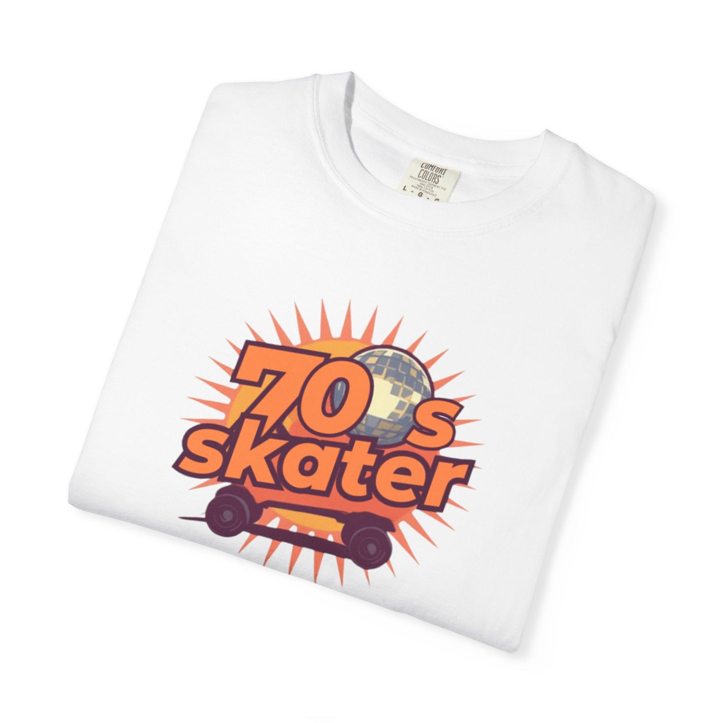 70s Skater T-Shirt — Retro Roller Skate Graphic Tee