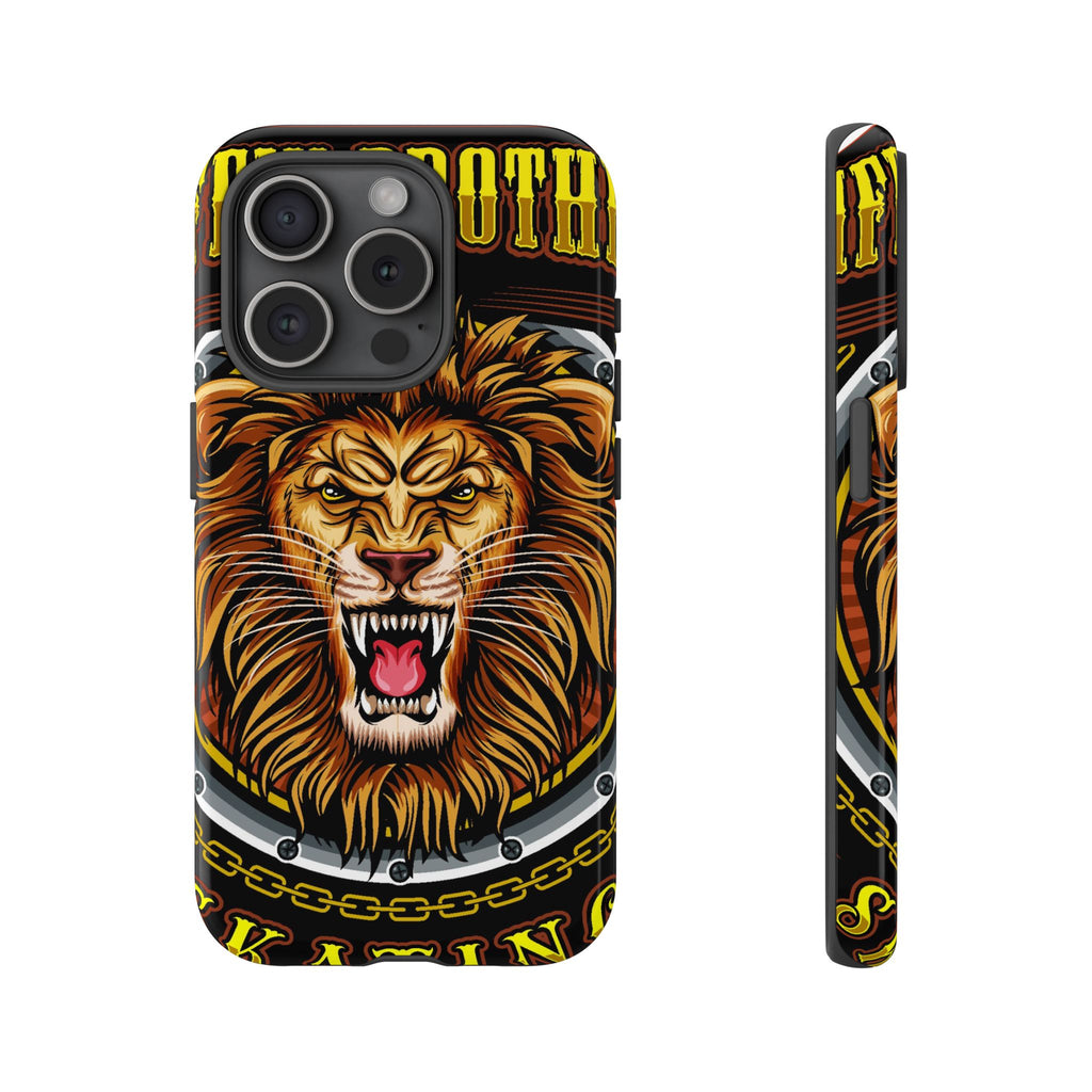 Lion King Tough Cases Phone Case — Fierce Roaring Lion Design, Protective Shockproof Cover