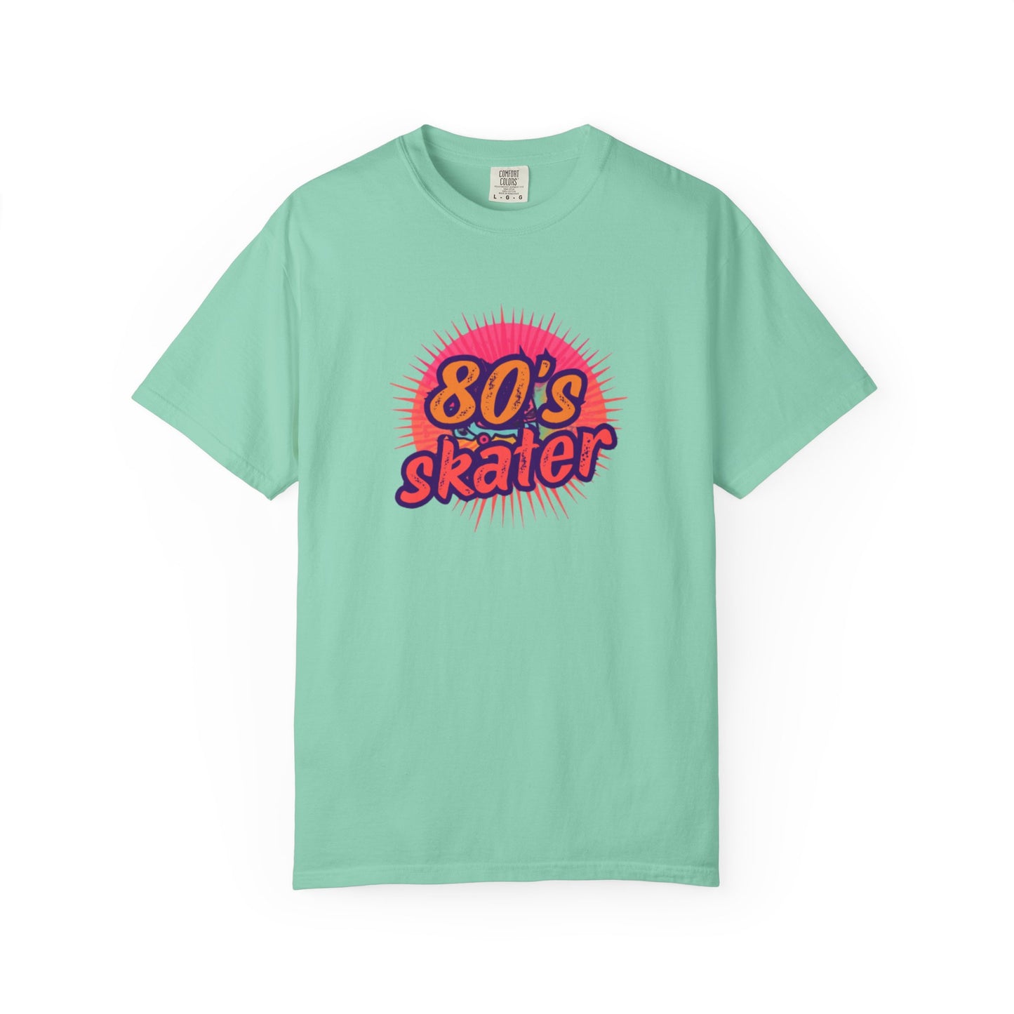 80's Skater T-Shirt — Retro Neon Skateboard Tee