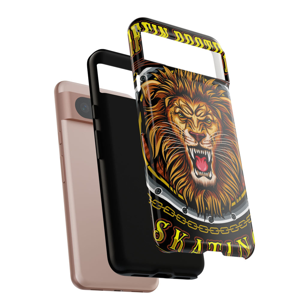 Lion King Tough Cases Phone Case — Fierce Roaring Lion Design, Protective Shockproof Cover