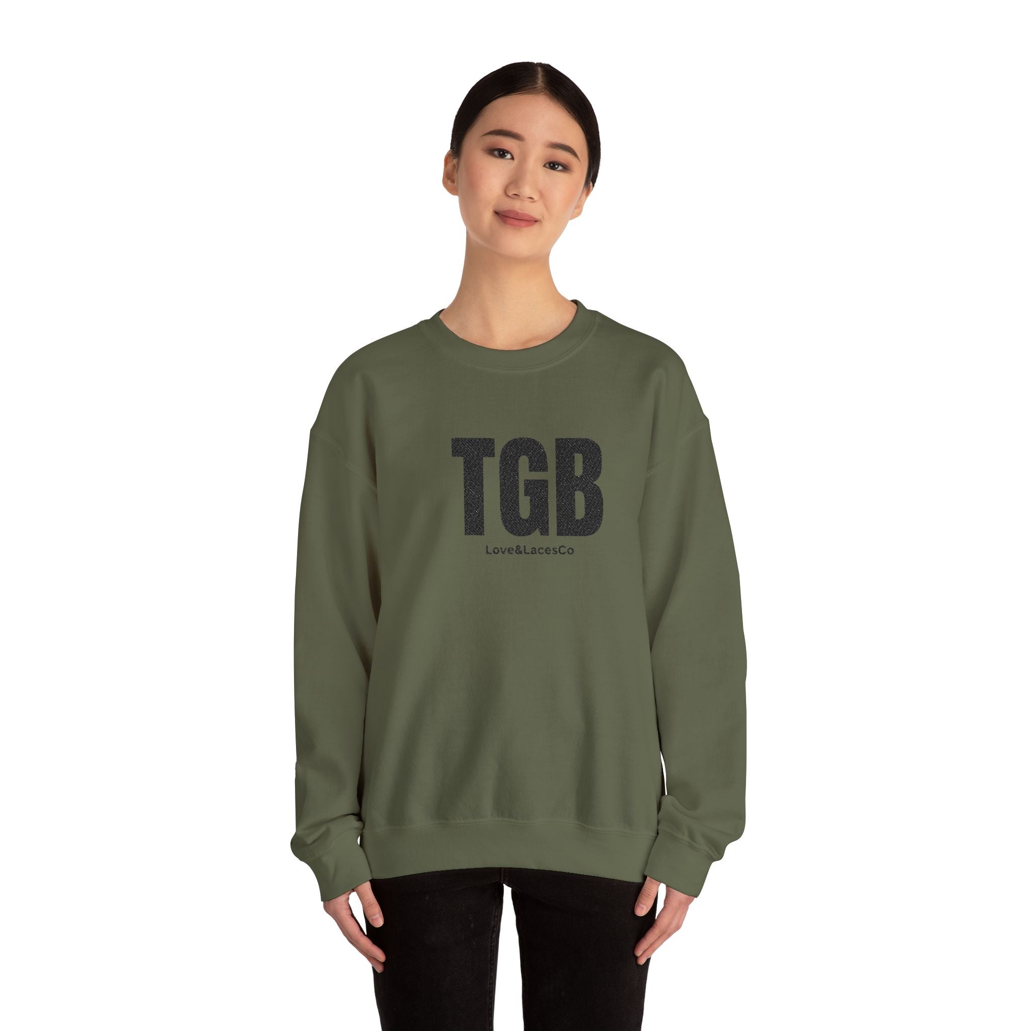 Exclusive Griffin Brothers TGB Crewneck Embroidery Sweatshirt