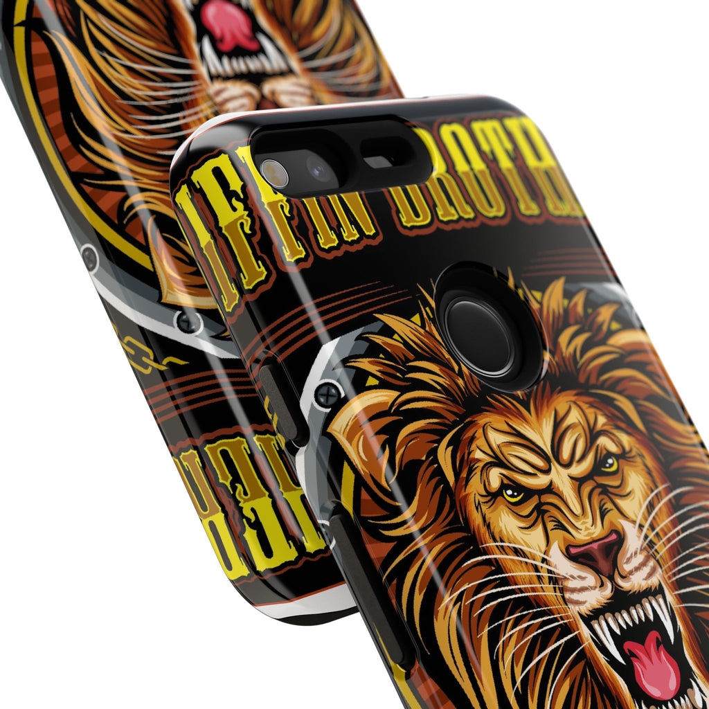 Lion King Tough Cases Phone Case — Fierce Roaring Lion Design, Protective Shockproof Cover