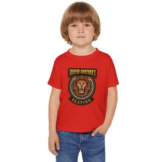 Toddler T-Shirt — Griffin Brothers Skating Lion Graphic