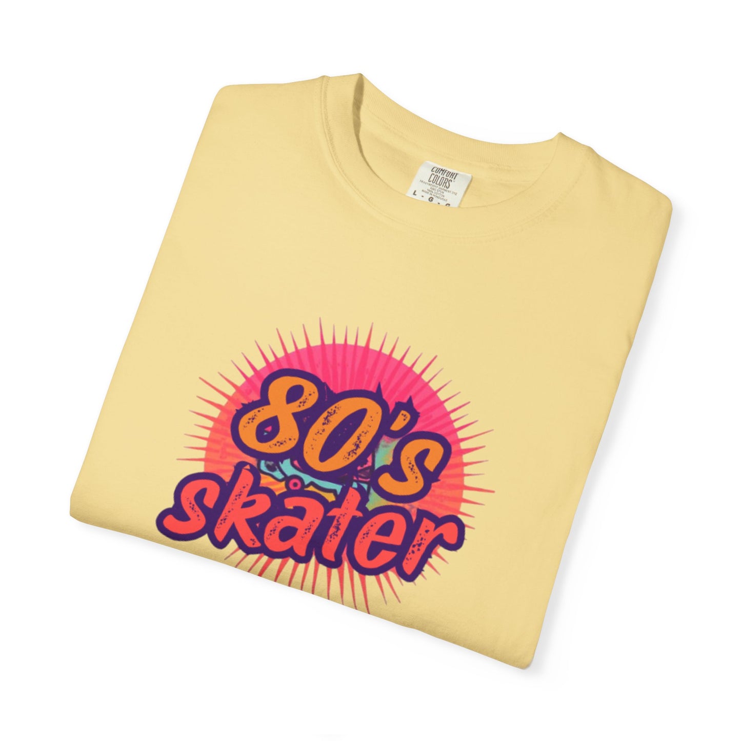 80's Skater T-Shirt — Retro Neon Skateboard Tee