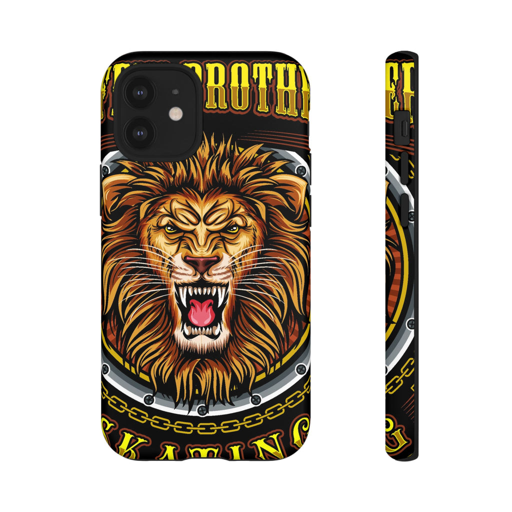 Lion King Tough Cases Phone Case — Fierce Roaring Lion Design, Protective Shockproof Cover