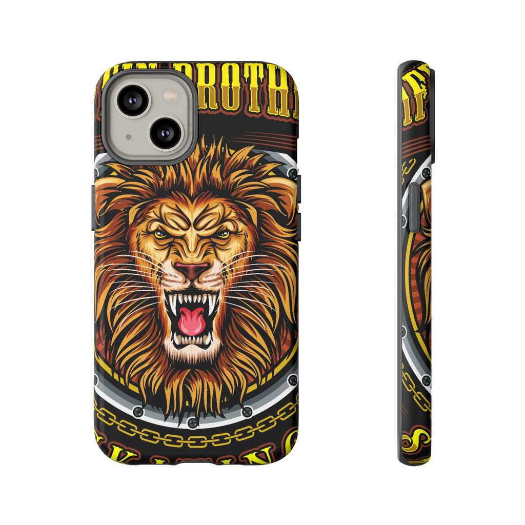 Lion King Tough Cases Phone Case — Fierce Roaring Lion Design, Protective Shockproof Cover